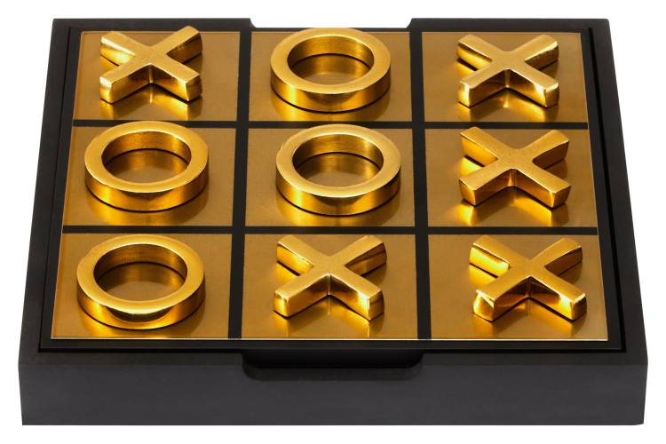 Wellington Gold Noughts and Crosses Set