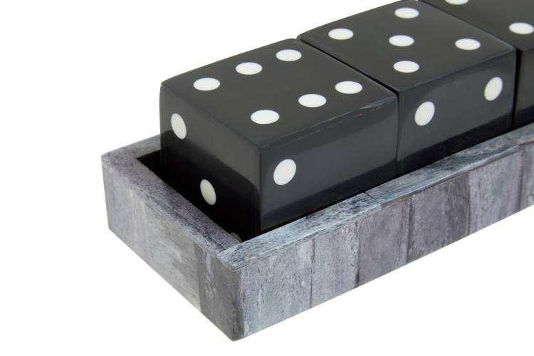 Wellington Grey Dice Set