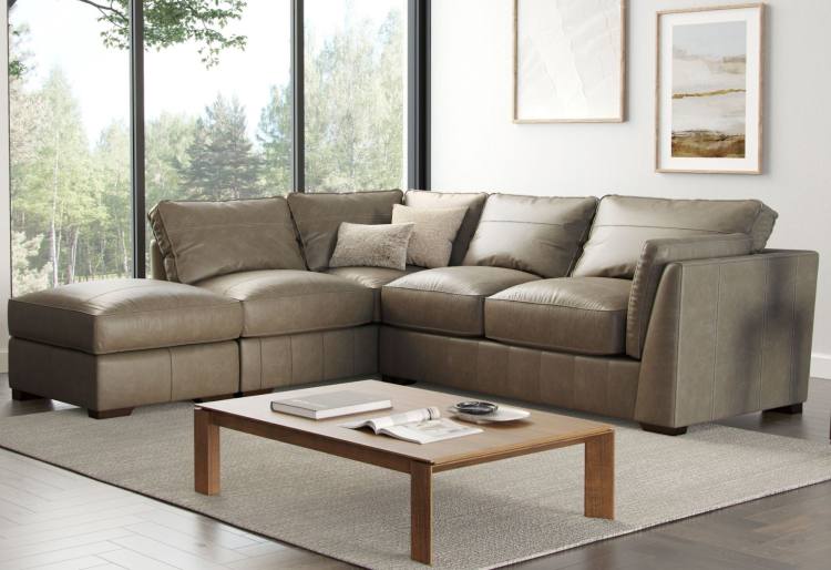 Buoyant Phoenix Leather 3 Seater Sofa