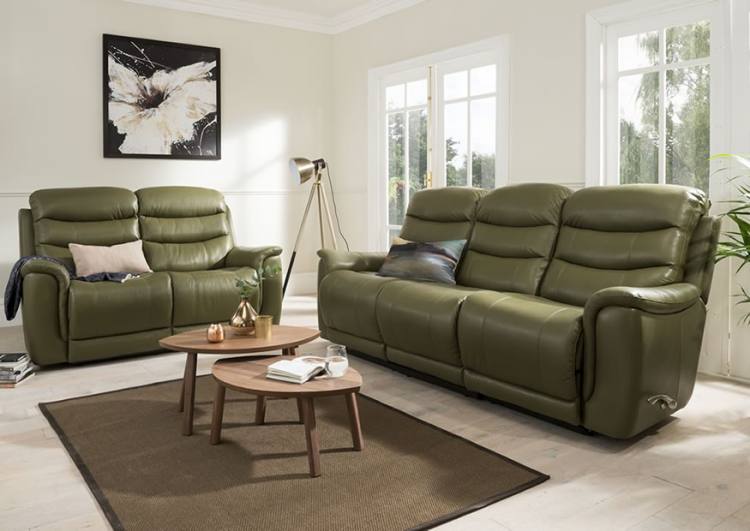 Sofas shown in a room setting.