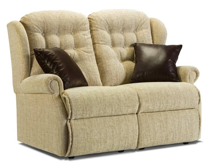 Sherborne Small fixed sofa shown in Como Willow fabric (scatter cushions sold seperately) 