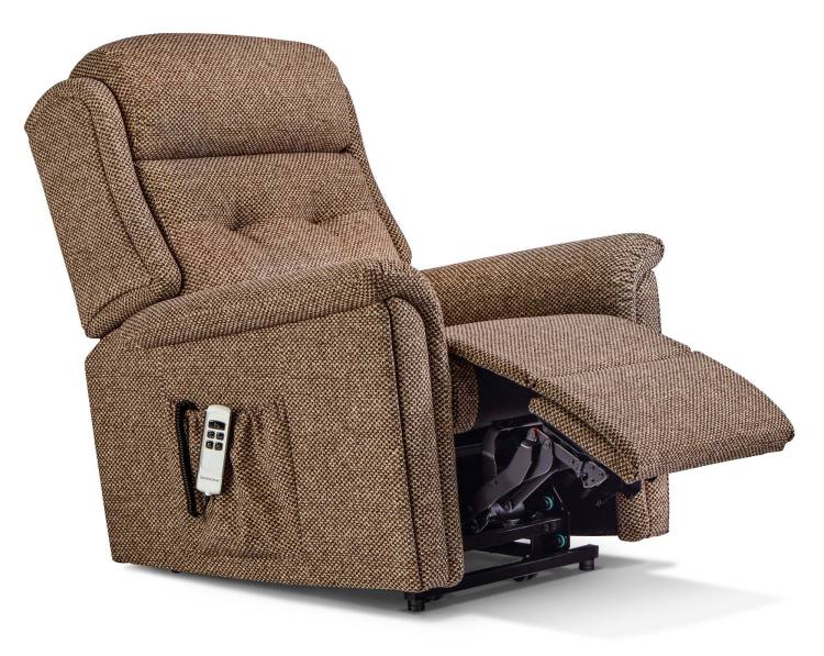 Dual motor chair shown in Oasis Brown 