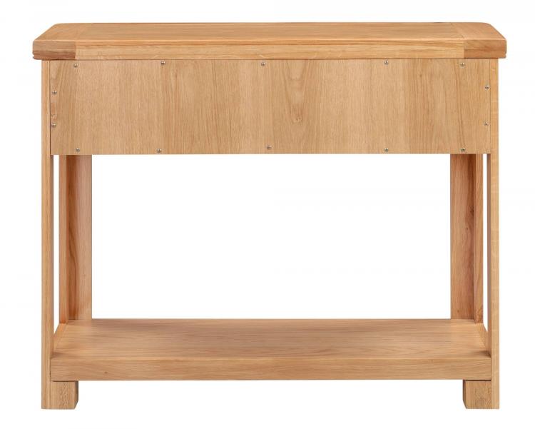 Bakewell Oak Console Table with 2 Drawers