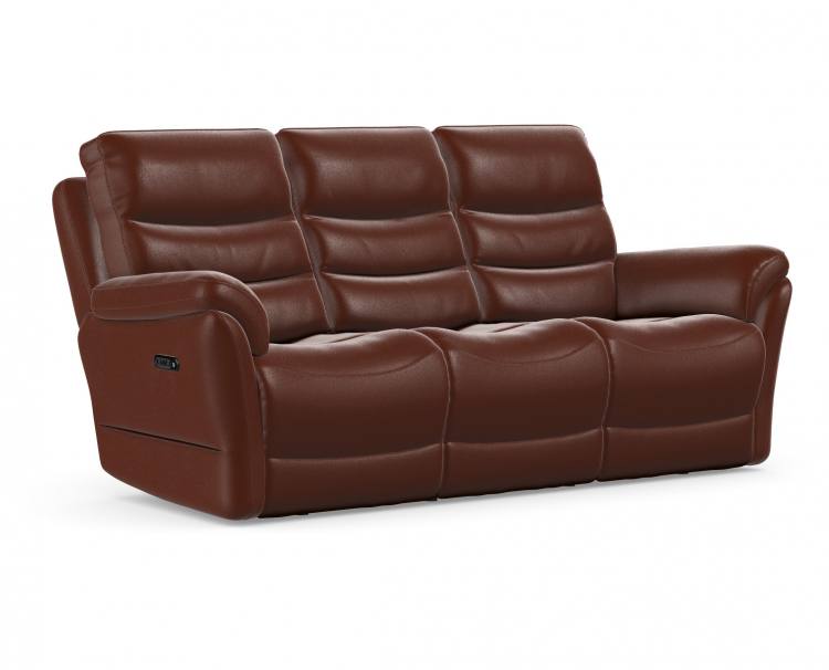 3 seater sofa shown in Mezzo Vintage Tan leather 