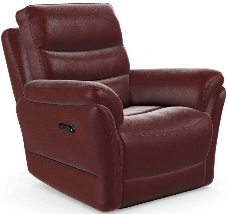 Chair shown in Mezzo Wine leather