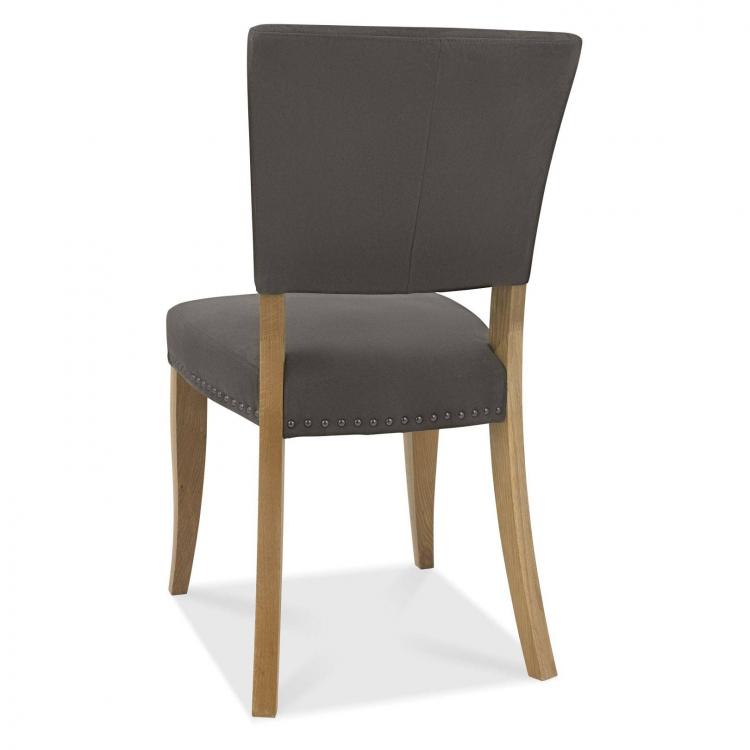 Bentley Designs Indus Rustic Oak Upholstered Chair