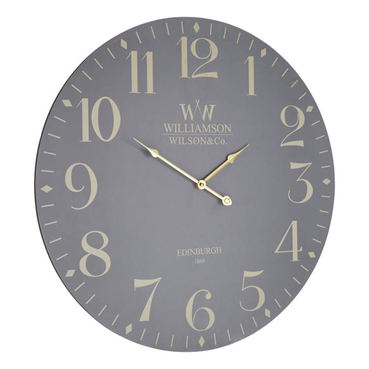 Camellia Grey Wall Clock