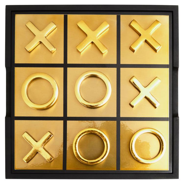 Wellington Gold Noughts and Crosses Set