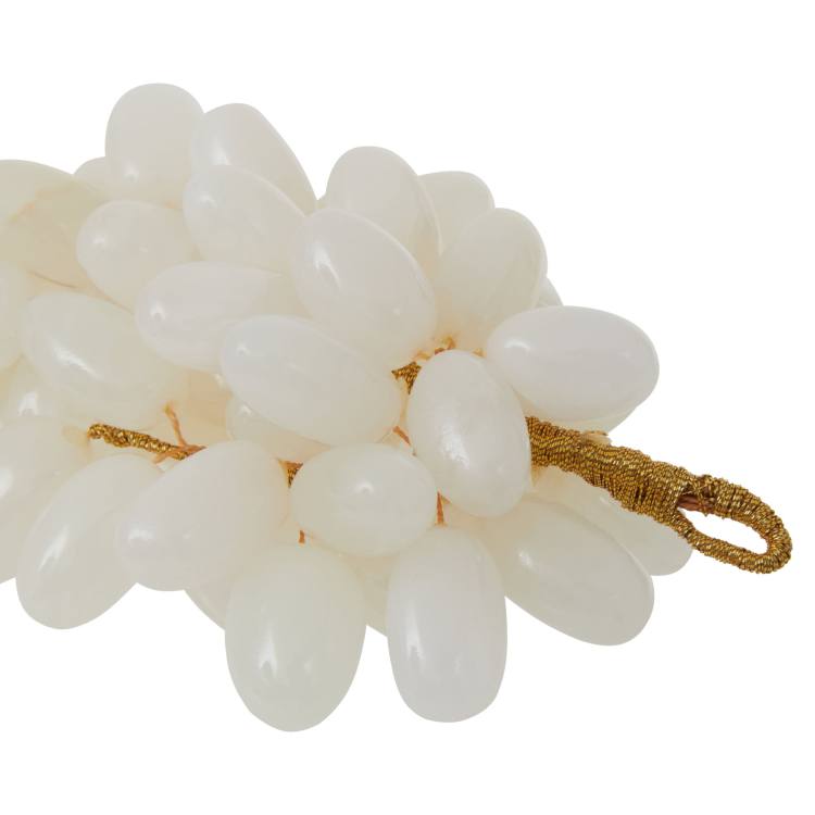 Prato Onyx White Grapes Ornament