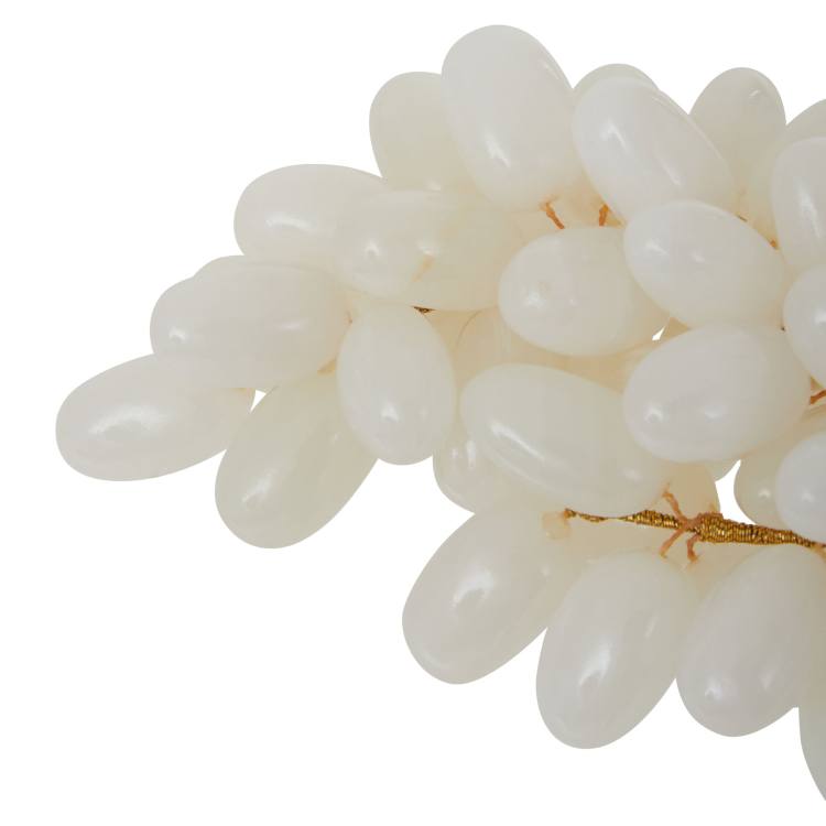 Prato Onyx White Grapes Ornament