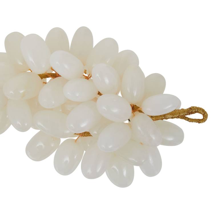 Prato Onyx White Grapes Ornament